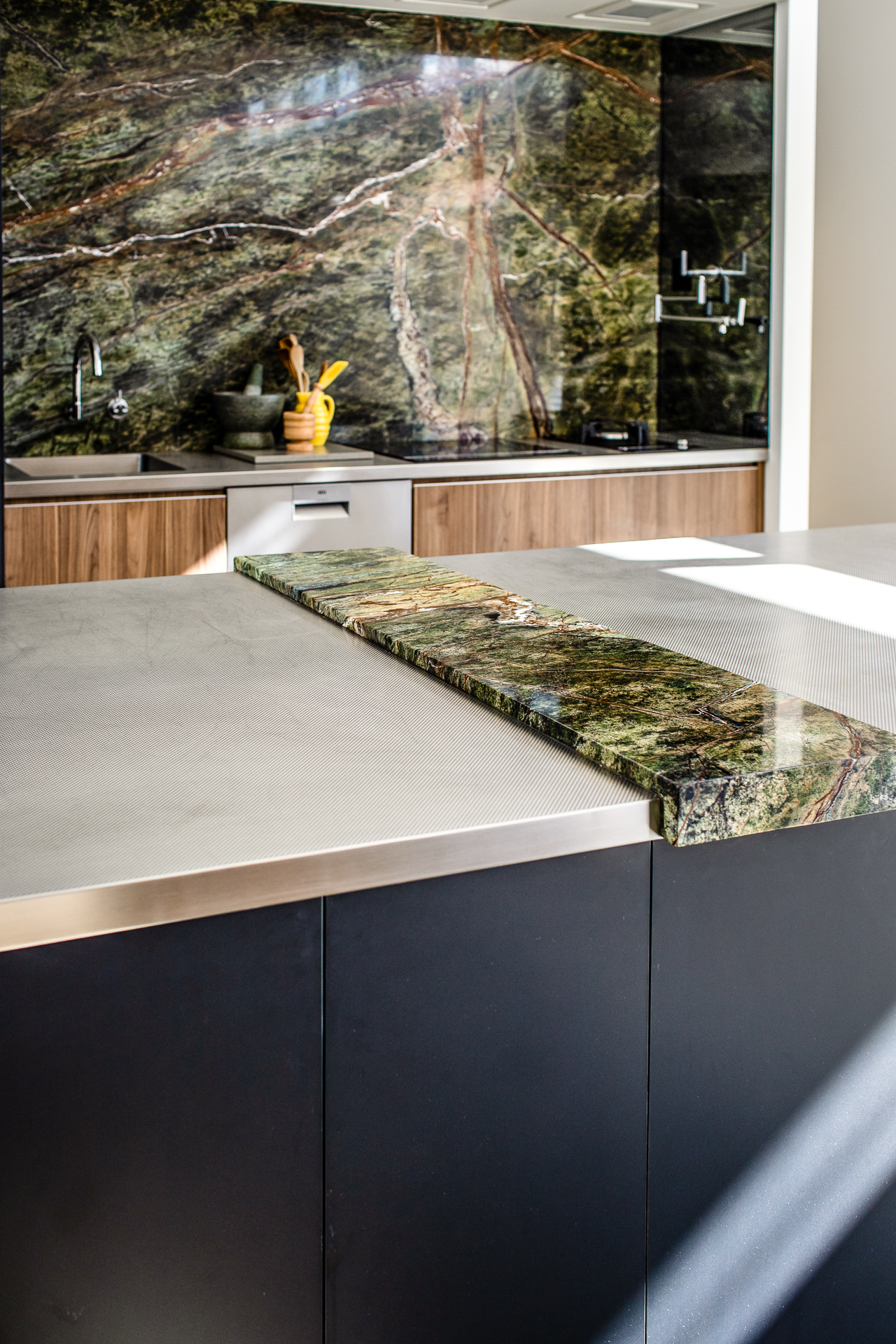 Green Forest and Stainless Steel