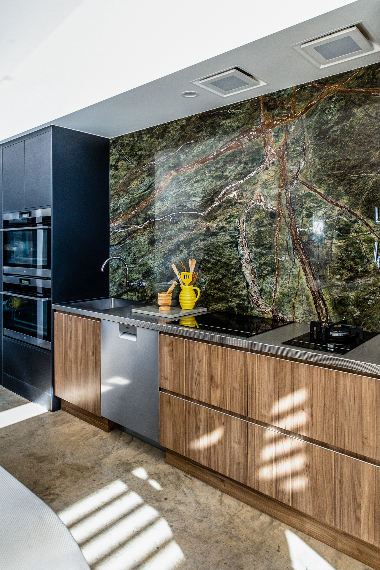 Green Forest and Stainless Steel